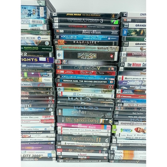 Lot of 90+ PC Games FEAR 2 Half-Life Halo Grandia LOTR Call of Duty Big Bundle - Picture 3 of 12